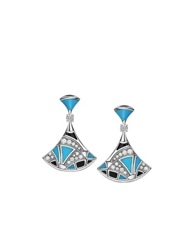 Bvlgari Divas' Dream Earrings In Gray