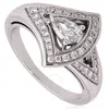 Bvlgari Divas Dream Openwork 18 Kt White Gold Ring