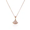 Bvlgari Divas Dream Rose Gold Necklace In Pink/gold Tone
