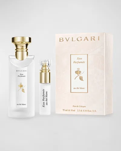 Bvlgari Eau Parfumee Au The Blanc Gift Set In White