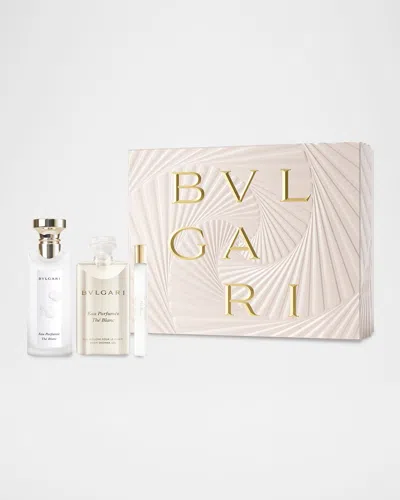 BVLGARI EAU PARFUMÉE THÉ BLANC 3-PIECE GIFT SET