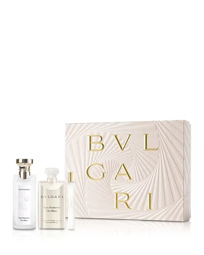 Bvlgari Eau Parfumee The Blanc Eau De Toilette Gift Set In Transparent