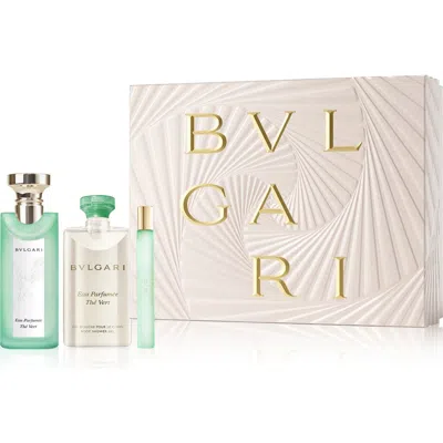 Bvlgari Eau Parfumée Thé Vert Eau De Toilette Gift Set In Transparent