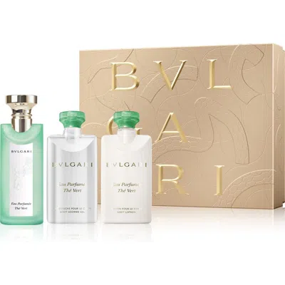 Bvlgari Eau Parfumée Thé Vert Eau De Toilette Set In Multi