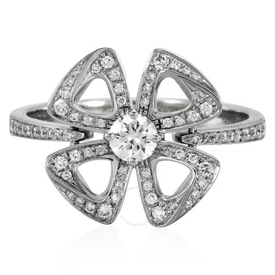 Bvlgari Fiorever 18 Kt White Gold Ring