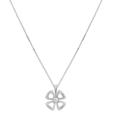 Bvlgari Fiorever 18kt White Gold Diamond Necklace