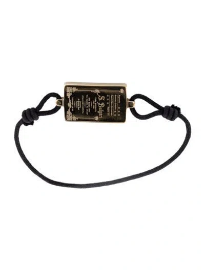 Pre-owned Bvlgari Fortuna Cord Bracelet In Multi