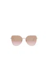 Bvlgari Frame Sunglasses In Gold