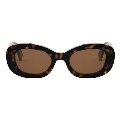 Bvlgari Full Frame Sunglasses In Brown