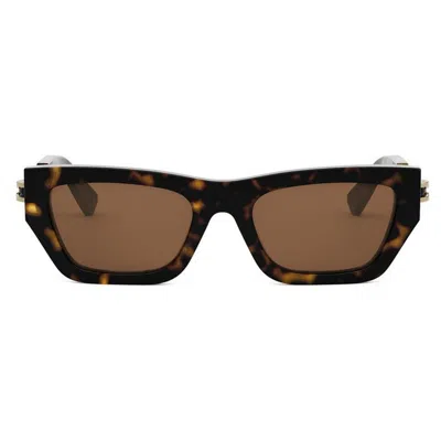 Bvlgari Full Frame Sunglasses In Brown