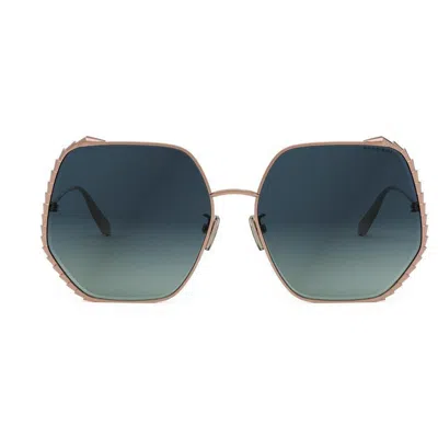 Bvlgari Full Frame Sunglasses In Gold