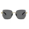 Bvlgari Full Frame Sunglasses In Gray
