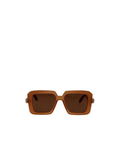 Bvlgari Full Frame Sunglasses In Brown