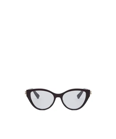Bvlgari Geometric Frame Plain Mirror In Black