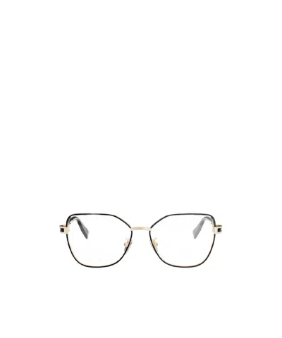 Bvlgari Geometric Frame Plano Lens In Metallic