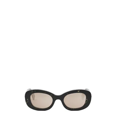Bvlgari Geometric-frame Sunglasses In Black