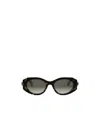 Bvlgari Serpenti Oval Sunglasses In Brown