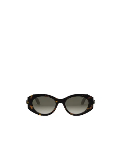Bvlgari Geometric Sunglasses In Black
