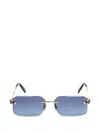 Bvlgari Serpenti Forever Rectangular Sunglasses In Multi