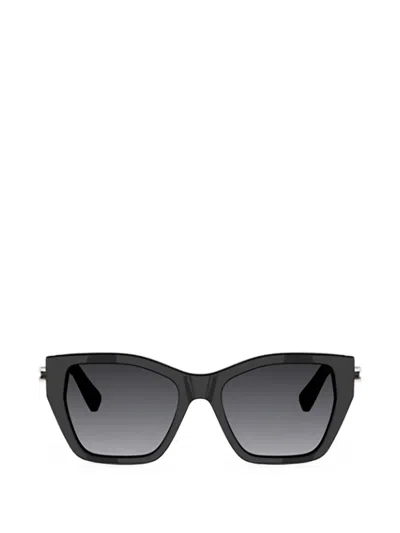 Bvlgari Geometric-frame Sunglasses In Black