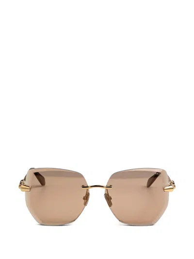 Bvlgari Geometric-frame Sunglasses In Multi