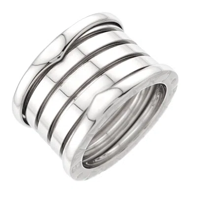 Pre-owned Bvlgari Gold (18k) Band Ring () In Multi
