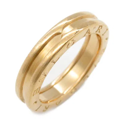 Pre-owned Bvlgari Gold Pink Gold (18k) Band Ring ()