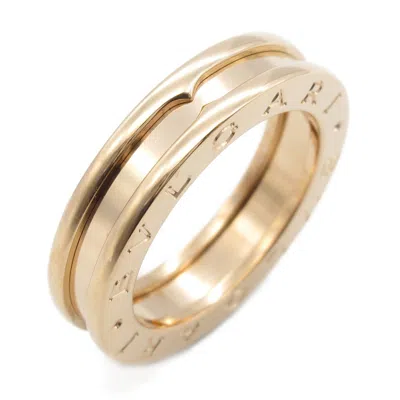 Pre-owned Bvlgari Gold Pink Gold (18k) Band Ring ()