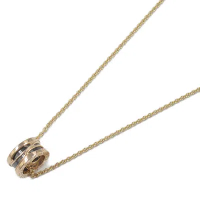 Pre-owned Bvlgari Gold Pink Gold (18k) Ceramic Necklace () In Multi