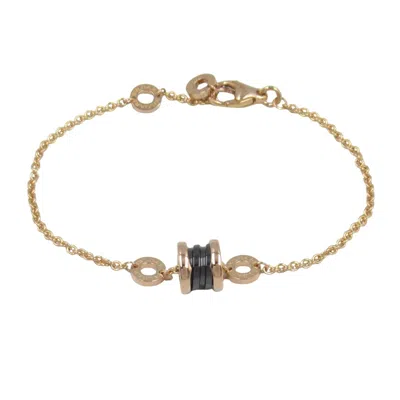 Pre-owned Bvlgari Gold Pink Gold (18k) Charm Bracelet ()