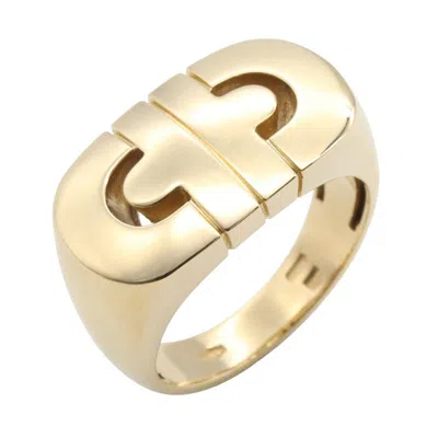 Pre-owned Bvlgari Gold Yellow Gold (18k) Band Ring ()