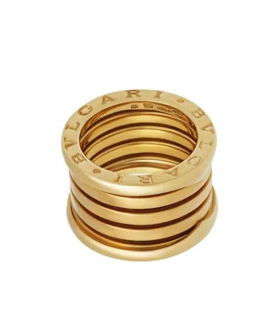 Bvlgari Golden Five-ring Ring In Yellow