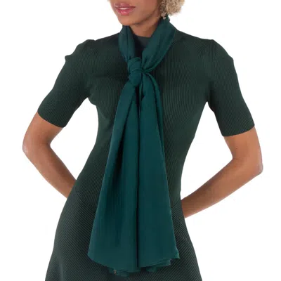 Bvlgari Green Logomania Silk Maxi Stole 245354
