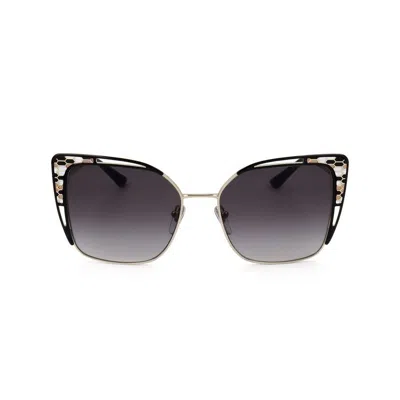 Bvlgari Grey Gradient Butterfly Ladies Sunglasses Bv6179 278/8g 55 In Red
