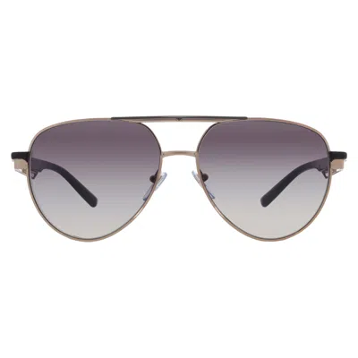 Bvlgari Grey Gradient Pilot Ladies Sunglasses Bv6189 20148g 58 In Green