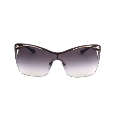 Bvlgari Grey Gradient Shield Ladies Sunglasses Bv6138 20148g 140 In ["black"]
