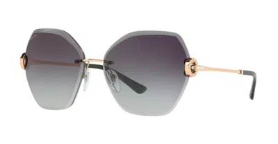 Pre-owned Bvlgari Gucci Gg1600s Gold/grey (001) Sunglasses In Grey Shaded