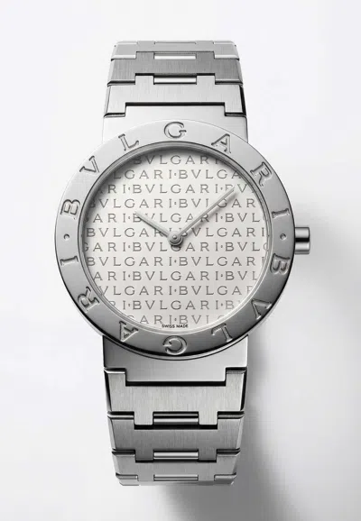 Bvlgari Iconic  33mm Stainless Steel Watch In Gold