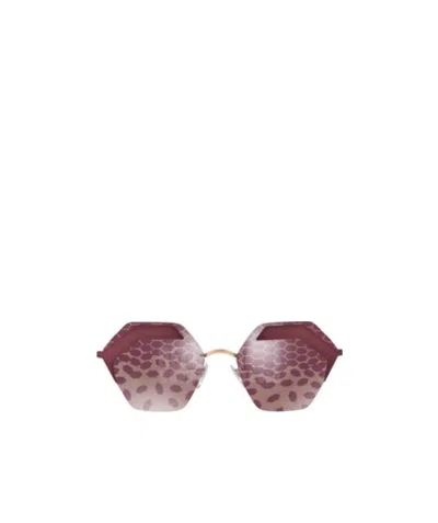 Bvlgari Irregular Mirror Sunglasses In Multicolor