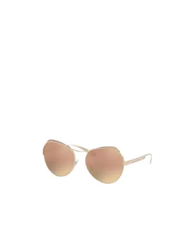 Bvlgari Irregular Sunglasses In Nude