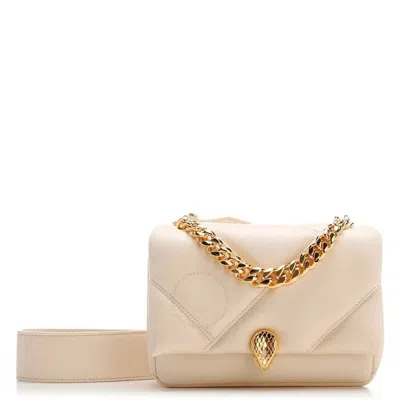 Bvlgari Ivory Serpenti Cabochon Mini Crossbody Bag In White