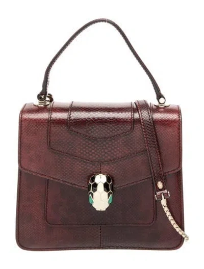 Pre-owned Bvlgari Karung Serpenti Forever W/ Tags In Burgundy