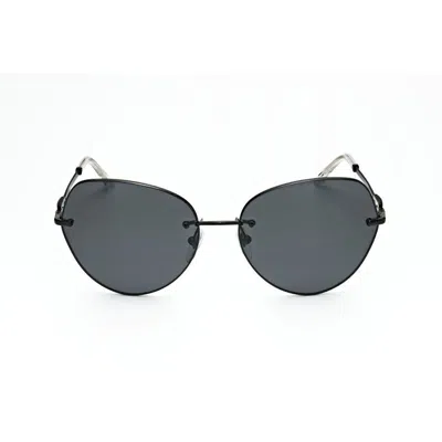 Bvlgari Ladies Black Cat Eye Sunglasses 0bv6183-202387-2