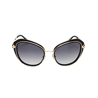 Bvlgari Ladies Black Cat Eye Sunglasses 0bv8190kb-5195t3