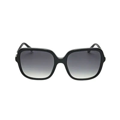 Bvlgari Ladies Black Rectangular Sunglasses 0bv8228b-504/t5-1