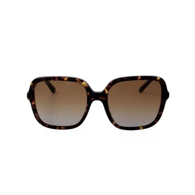 Bvlgari Ladies Black Rectangular Sunglasses 0bv8228b-504/t5-2 In Brown