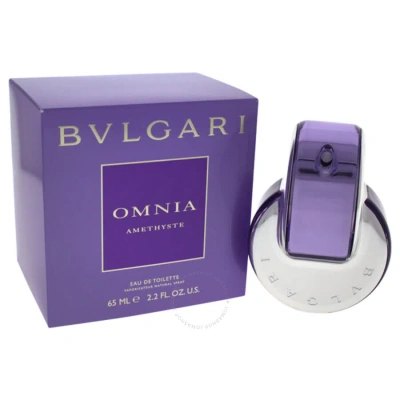 Bvlgari Ladies Omnia Amethyste Edt Spray 2.2 oz  (65 Ml) In Amethyst / Green / Pink