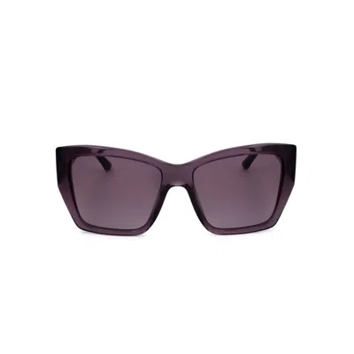 Bvlgari Ladies Purple Square Sunglasses 0bv8260-504/t5-3 In Brown