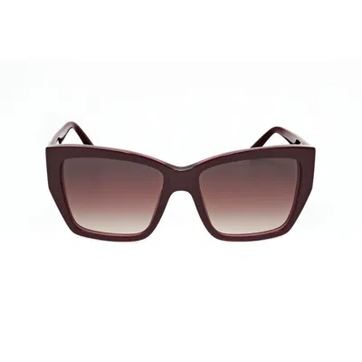 Bvlgari Ladies Red Square Sunglasses 0bv8260-504/t5-2 In Brown