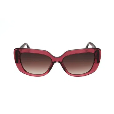 Bvlgari Ladies Red Square Sunglasses 0bv8261-504/13-2